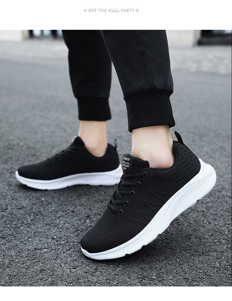 Men's Running Shoes 2025 New Cross-Border Outdoor Breathable Mesh Casual Shoes Men's Fashionable Trendy Sports Shoes