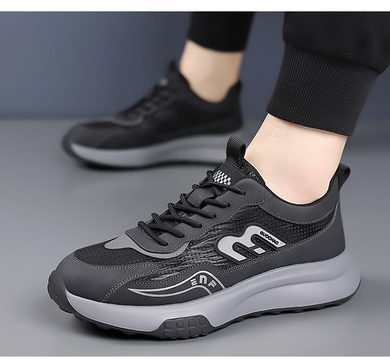 Men's Sneakers 2026 Summer New Style Men's Running Shoes Versatile Breathable Dad-Style Trendy Non-Slip Casual Shoes Wholesale