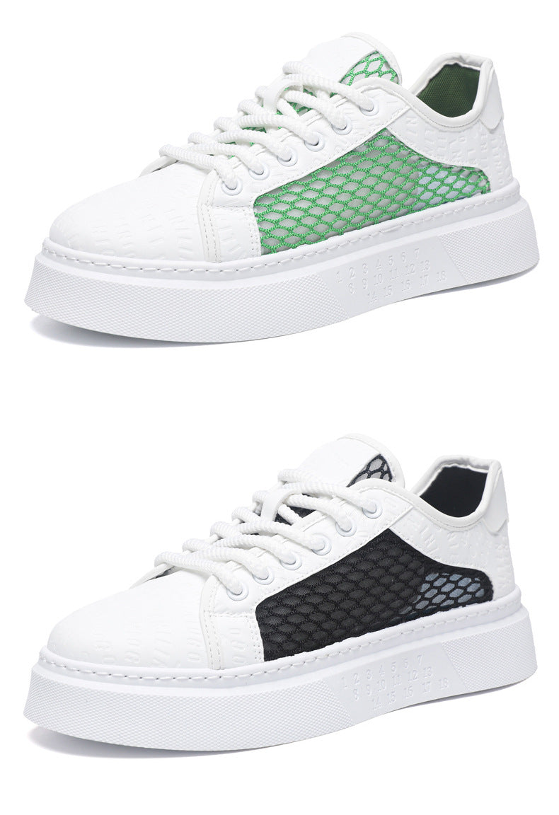 Men's Shoes 2026 Sneakers Versatile Sports Casual Shoes Youth Trendy Brand Running White Shoes Comfortable Breathable Low-Top