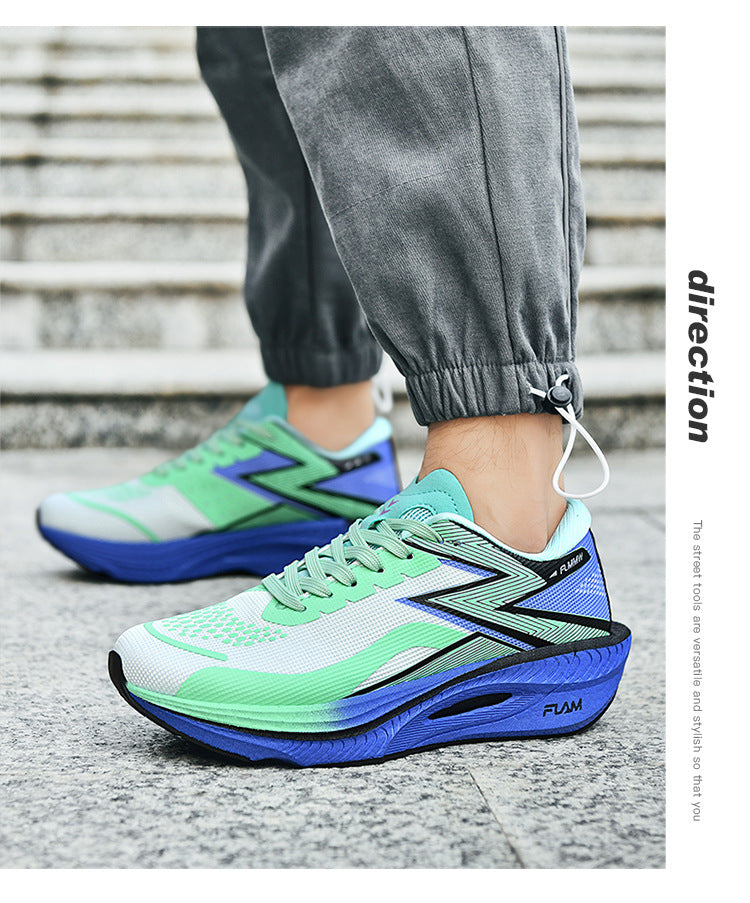 Casual Couple Fashion Cushioning Running Shoes Sports Trendy Shoes Women's Comfortable Versatile Daily Jogging Shoes Men's Breathable All Seasons