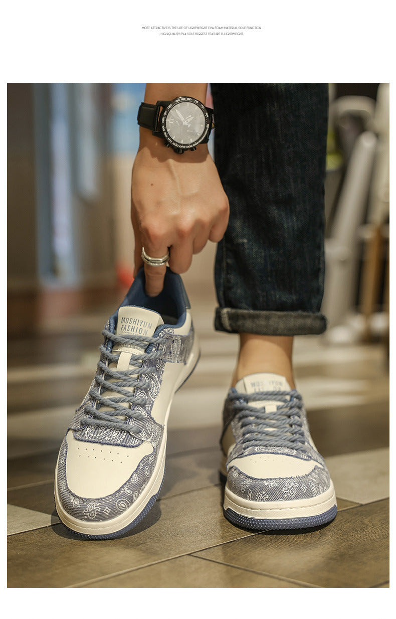 Men's New Winter Style Student Light Luxury Fashionable High-Value Running Shoes, Non-Slip and Wear-Resistant Men's Trendy Casual Sneakers