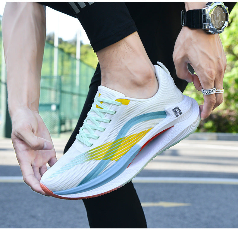 Couple Style Spring and Autum New Sports Shoes Men's Casual Shoes 2025 Lightweight Comfortable Breathable Running Shoes Men's Mesh
