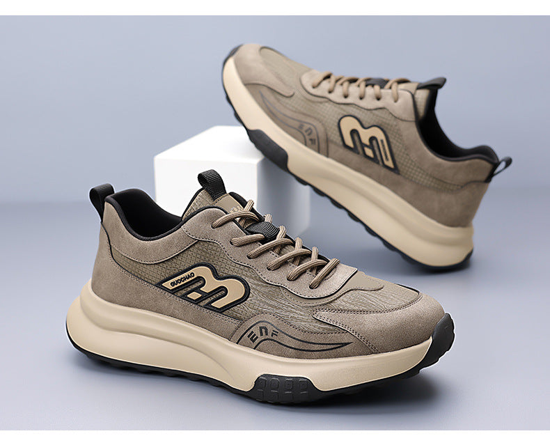 Men's Sneakers 2026 Summer New Style Men's Running Shoes Versatile Breathable Dad-Style Trendy Non-Slip Casual Shoes Wholesale