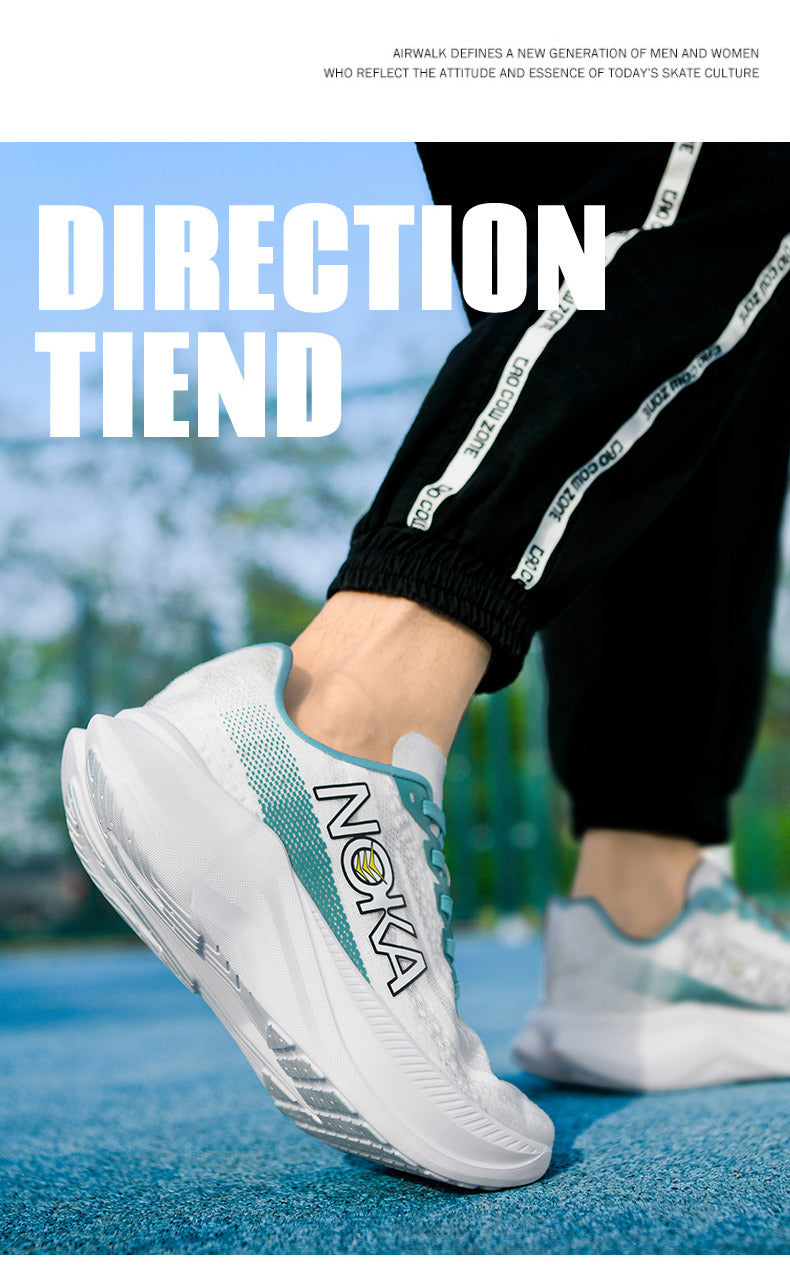 2025 Men's Shoes Autumn and Summer New Mesh Running Shoes Sports Shoes Breathable Shock Absorbing Soft Sole Student Shoes Lightweight Running Shoes