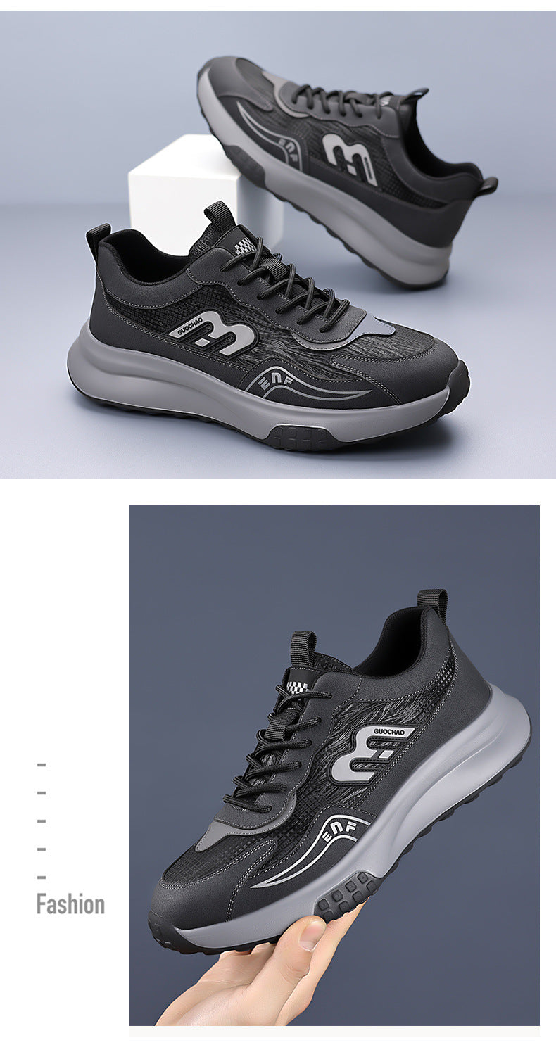 Men's Sneakers 2026 Summer New Style Men's Running Shoes Versatile Breathable Dad-Style Trendy Non-Slip Casual Shoes Wholesale