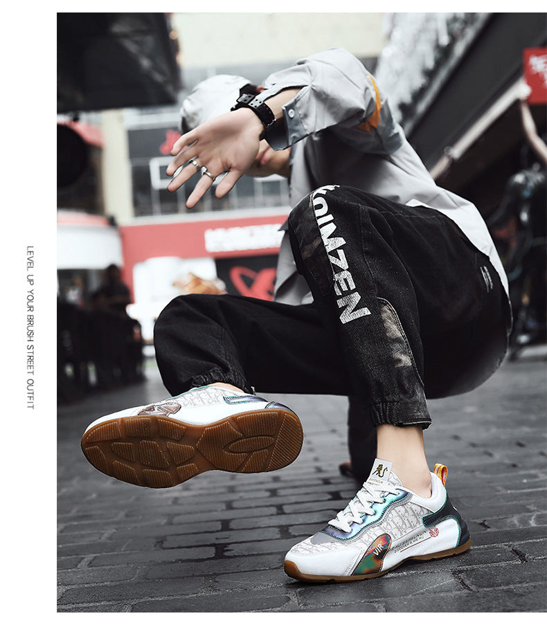 National Fashion Entry Luxury 2025 Summer Cross-border Casual Running Shoes Thick Sole Mesh Breathable Outdoor Torre sneaker
