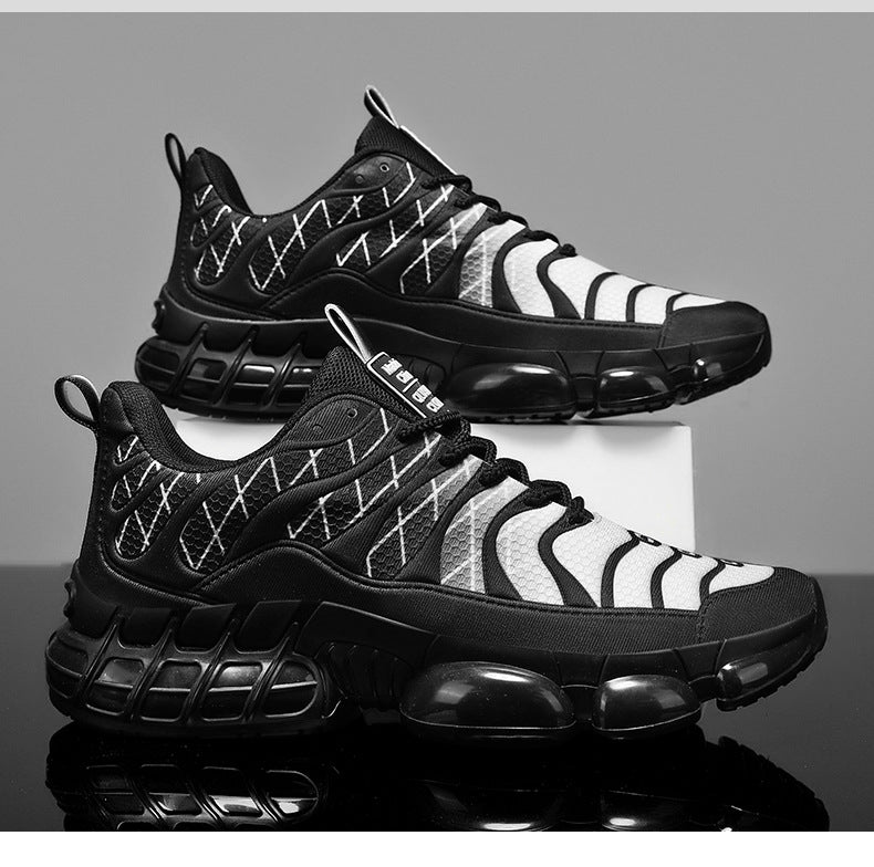Running Shoes Men's Low-Cut Shock-Absorbing Wear-Resistant Breathable Casual Sports Shoes Outdoor Jogging Shoes Spring and Summer New Men's Shoes