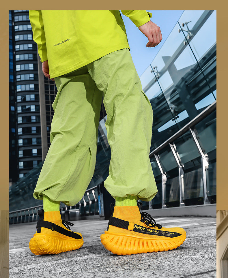 Men's Shoes, Four-Season Sports Shoes, Men's Breathable New Ultra-Light Soft-Soled Mesh Student Shock-Absorbing Casual Sneakers, Running Shoes for Men