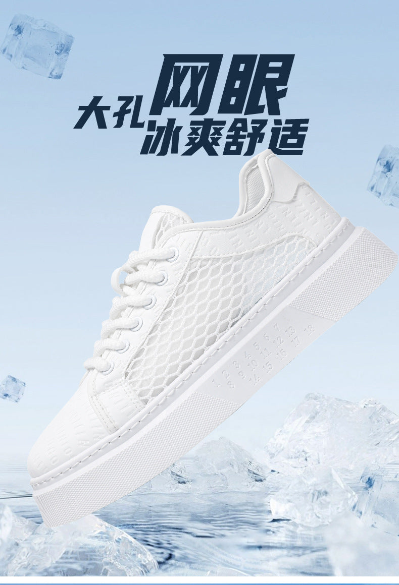 Men's Shoes 2026 Sneakers Versatile Sports Casual Shoes Youth Trendy Brand Running White Shoes Comfortable Breathable Low-Top
