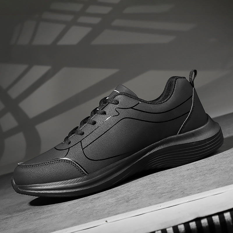 2023 Spring and Autumn New Men's Shoes Vintage Running Shoes Low-top Leather Forrest Gump Shoes Fashion Casual Youth Sports Men's Shoes