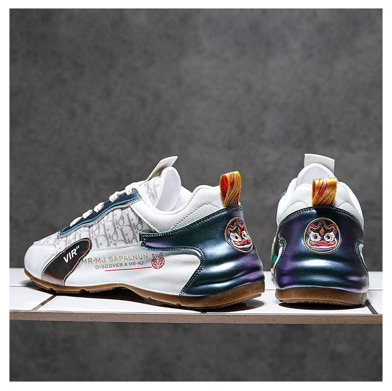 National Fashion Entry Luxury 2025 Summer Cross-border Casual Running Shoes Thick Sole Mesh Breathable Outdoor Torre sneaker
