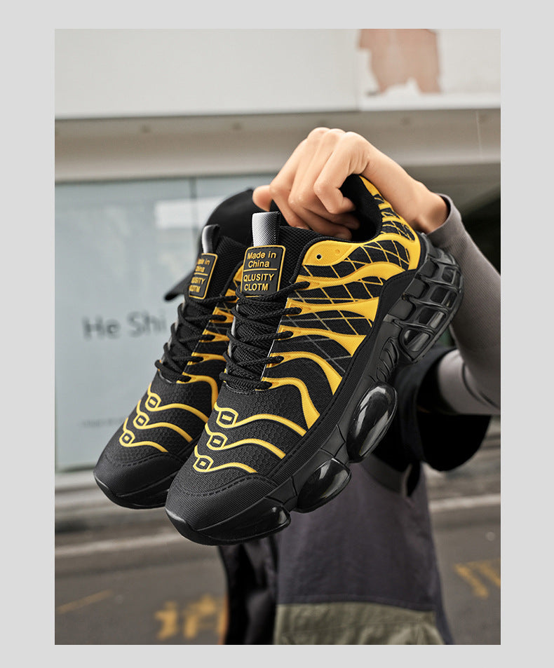 Running Shoes Men's Low-Cut Shock-Absorbing Wear-Resistant Breathable Casual Sports Shoes Outdoor Jogging Shoes Spring and Summer New Men's Shoes