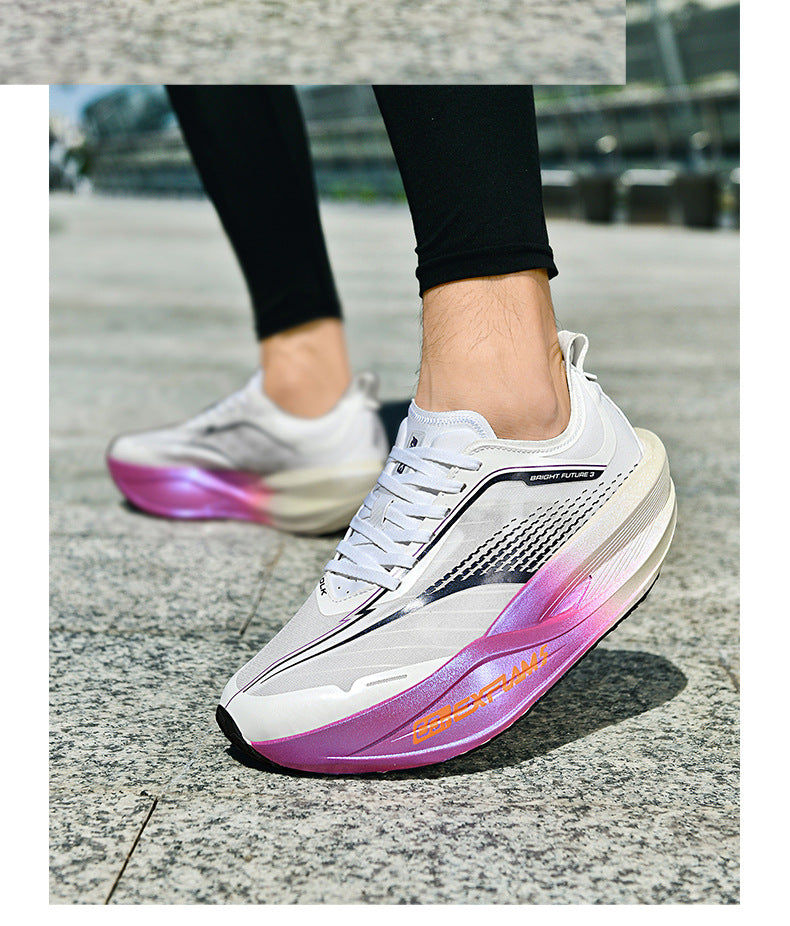 Professional Marathon Sports Training Racing Competition Cushioning Breathable Men's Sports Shoes Carbon Plate Comfortable Women's Running Shoes Autumn