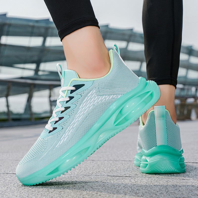 Men's Sports Shoes 2025 New Model Full-Length Air-Cushioned Running Shoes Men's Non-Slip Shock-Absorbing Casual Fashion Trendy Dad Shoes Men