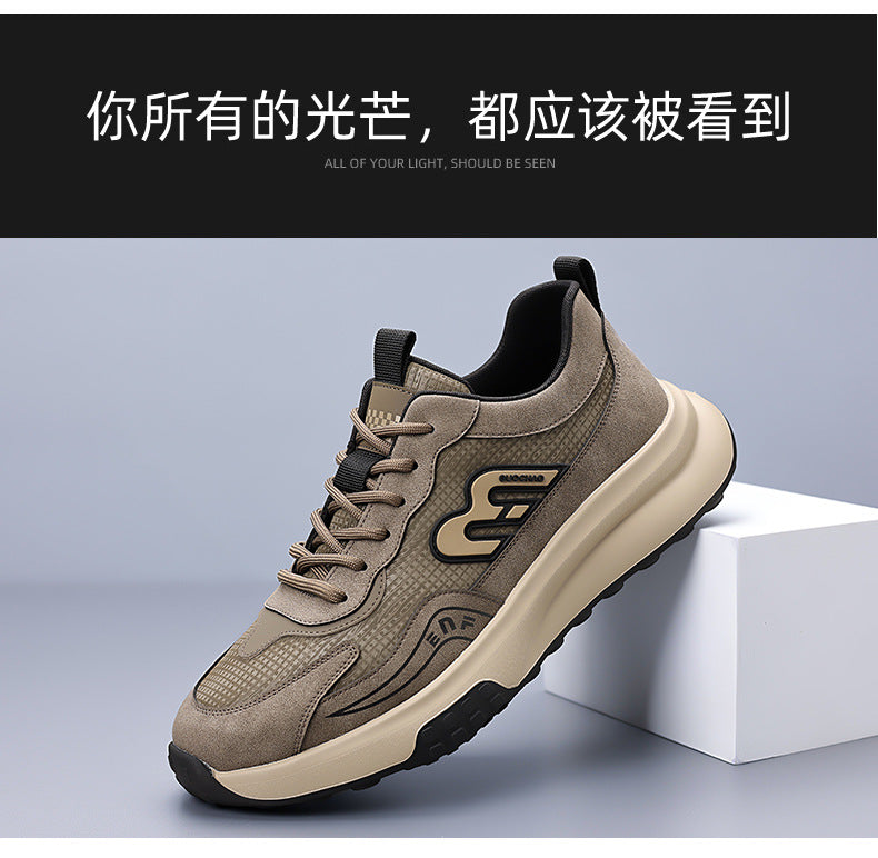 Men's Sneakers 2026 Summer New Style Men's Running Shoes Versatile Breathable Dad-Style Trendy Non-Slip Casual Shoes Wholesale