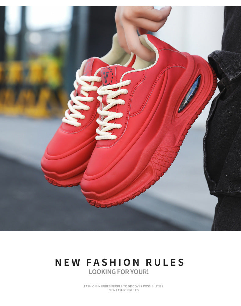 Autumn and Winter Men's Shoes 2024 New Autumn Casual Trendy Brand Sports Running Shoes Men's Elevated Men's Torre Trendy Shoes