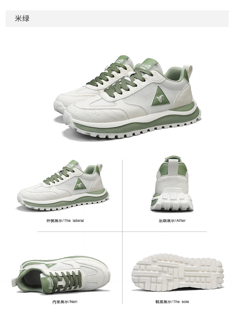 Summer Sports Shoes for Men, Casual Running Shoes, Breathable Mesh Shock-Absorbing Lightweight Soft-Soled British Style Men's Shoes, Moral Training Shoes