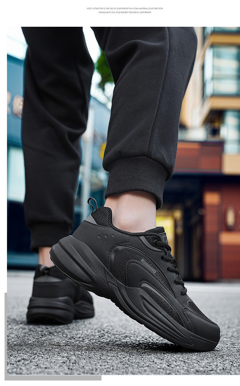 Extra Large Size Running Shoes Men's Sports Casual Shoes Autumn and Winter New Youth Lightweight Breathable Student Outdoor Trendy Shoes