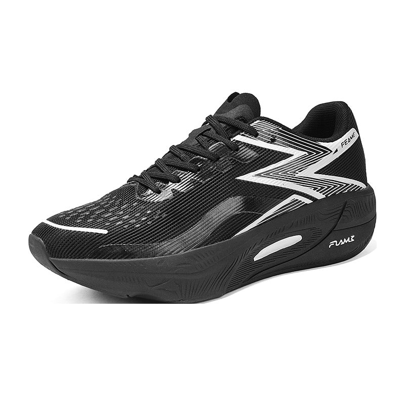 Marathon Carbon Plate Running Shoes for Men and Women, Ultra-Light Shock-Absorbing Shoes for Junior High School Students, Physical Testing Competitions, Racing Professional Sports Shoes, Lightweight