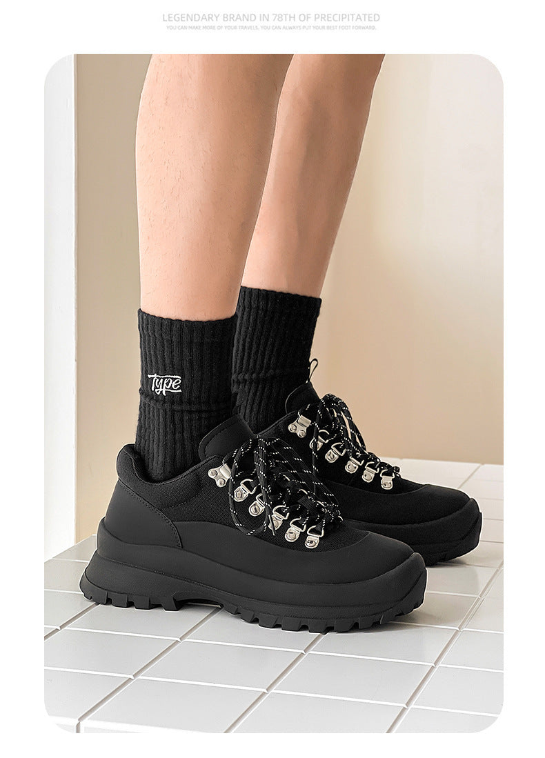 2026 New Spring Hiking Shoes for Men, Height-Increasing Versatile Breathable Sneakers, Couple's Non-Slip Outdoor Hiking Sports Shoes