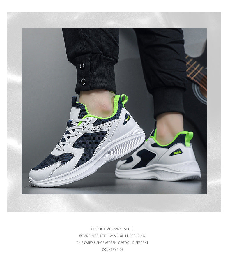 2026 New Men's Shoes, Popular Casual Trendy Shoes, Premium Materials, Soft Mesh Surface, Large Size Cross-Border Running Shoes