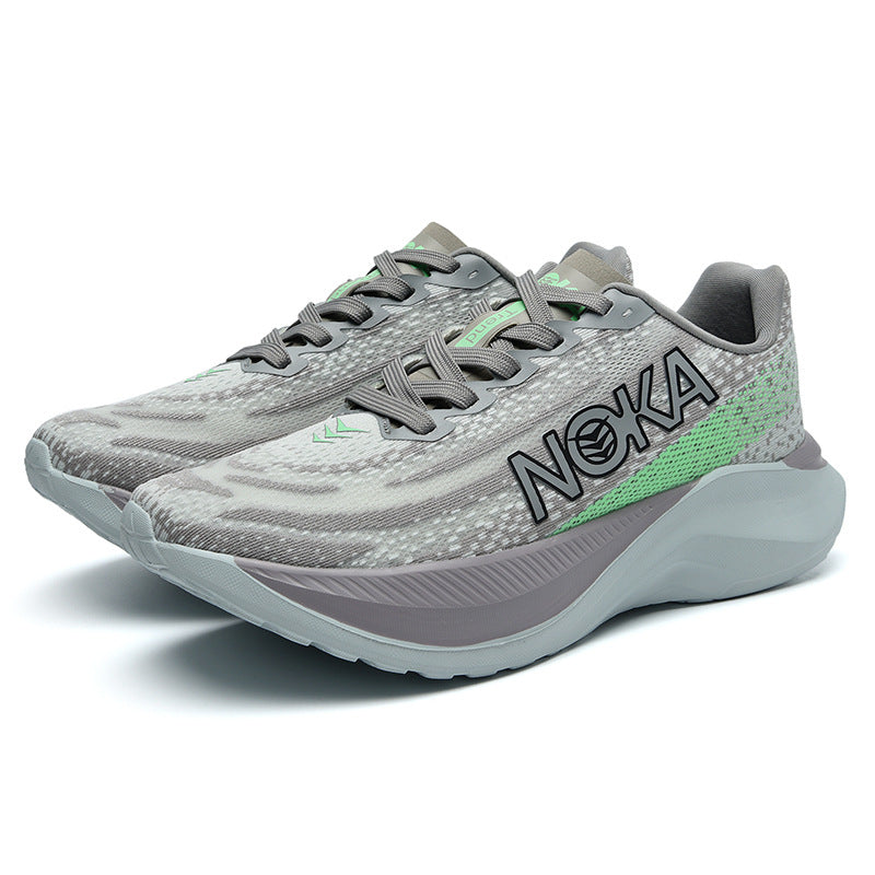 2025 Men's Shoes Autumn and Summer New Mesh Running Shoes Sports Shoes Breathable Shock Absorbing Soft Sole Student Shoes Lightweight Running Shoes