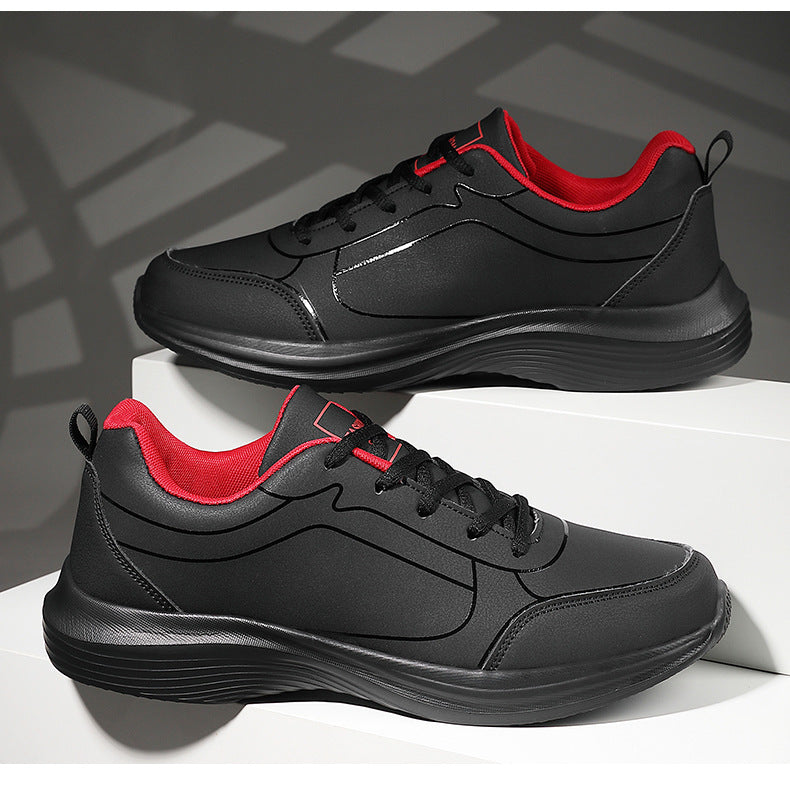 2023 Spring and Autumn New Men's Shoes Vintage Running Shoes Low-top Leather Forrest Gump Shoes Fashion Casual Youth Sports Men's Shoes