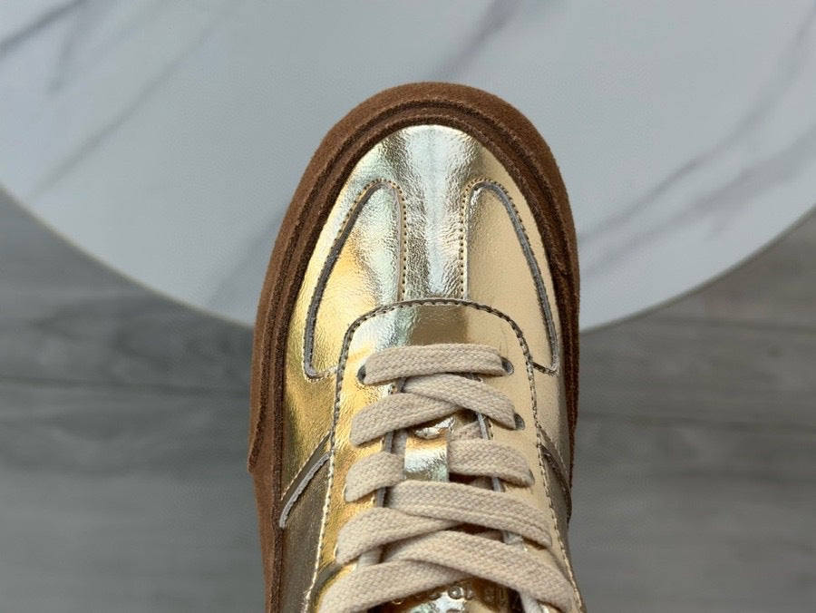 Autumn 2024 new MM * 6 comfortable golden training shoes women's sports casual shoes teleport Seoul new Chinese women's shoes