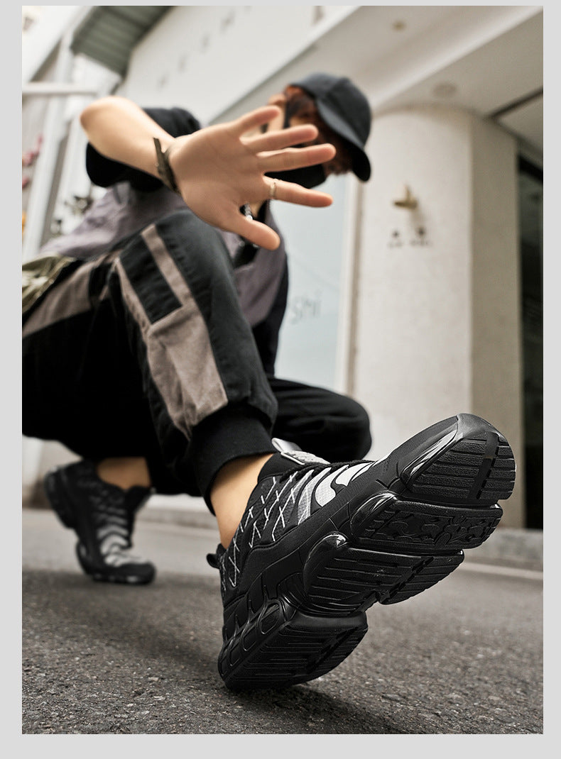 Running Shoes Men's Low-Cut Shock-Absorbing Wear-Resistant Breathable Casual Sports Shoes Outdoor Jogging Shoes Spring and Summer New Men's Shoes