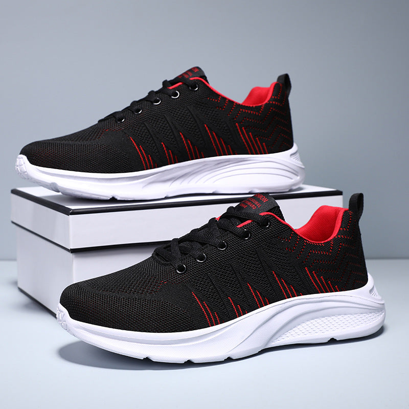Men's Running Shoes 2025 New Cross-Border Outdoor Breathable Mesh Casual Shoes Men's Fashionable Trendy Sports Shoes