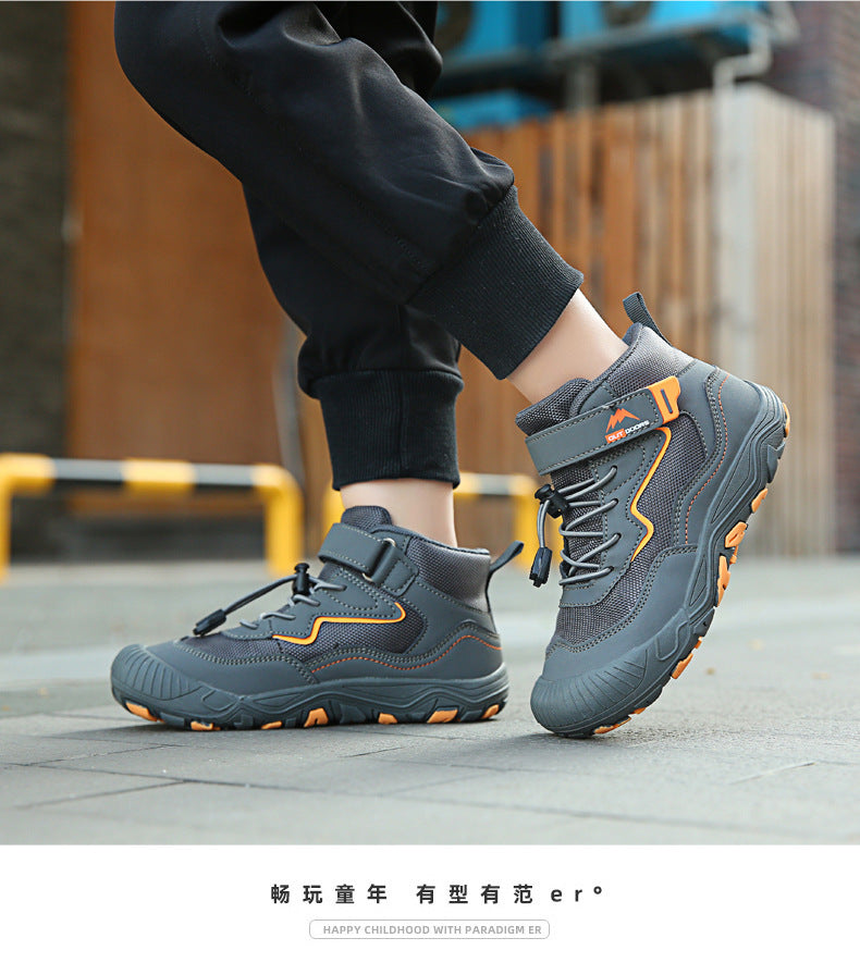 Cross-border Running Shoes Children's Shoes Amazon Outdoor sneaker Autumn and Winter Trendy Children's Anti-slip Shoes Large Children's Mountaineering Shoes