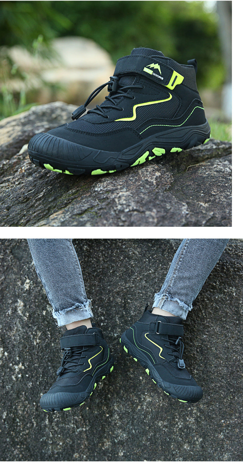 Cross-border Running Shoes Children's Shoes Amazon Outdoor sneaker Autumn and Winter Trendy Children's Anti-slip Shoes Large Children's Mountaineering Shoes