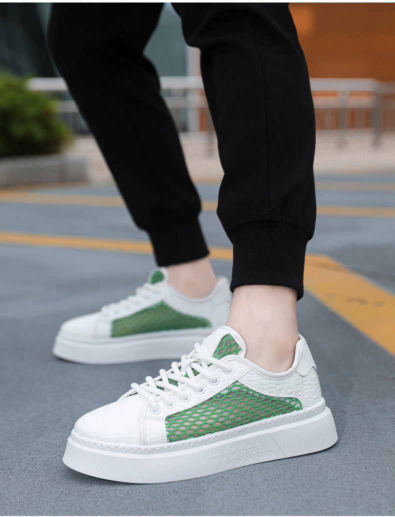 Men's Shoes 2026 Sneakers Versatile Sports Casual Shoes Youth Trendy Brand Running White Shoes Comfortable Breathable Low-Top