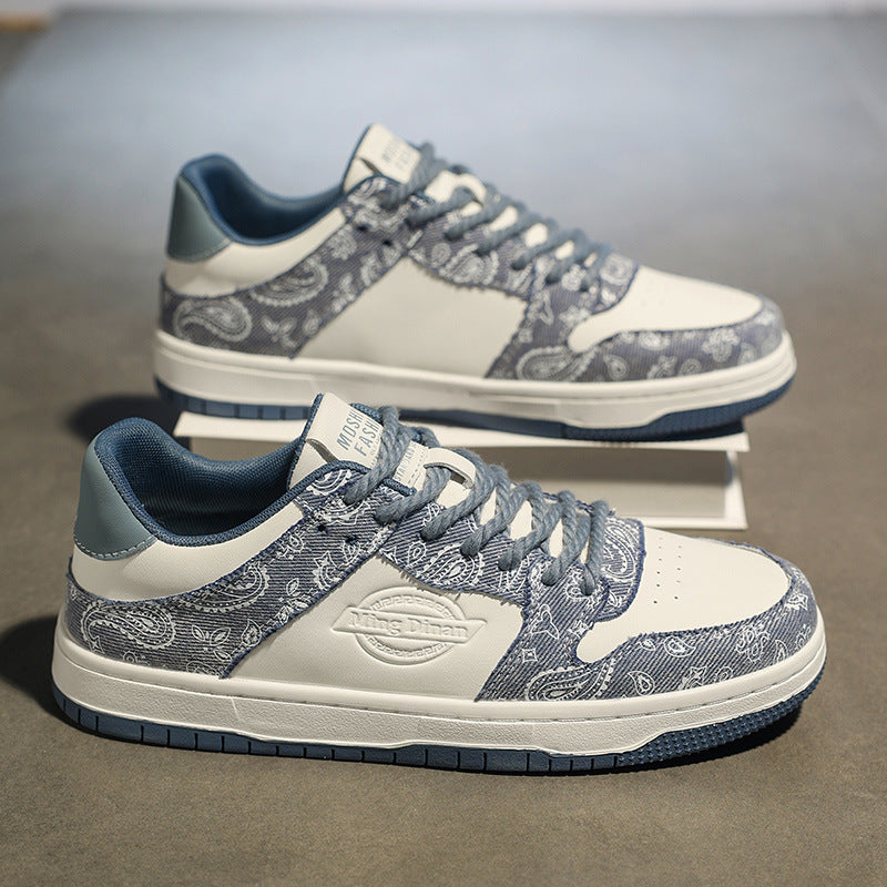 Men's New Winter Style Student Light Luxury Fashionable High-Value Running Shoes, Non-Slip and Wear-Resistant Men's Trendy Casual Sneakers