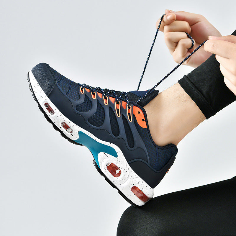 Men's Shoes Cross-Border Large Size New Sports Shoes Fashion Youth Trendy Thick-Soled Dad Shoes Breathable Running Shoes Wholesale