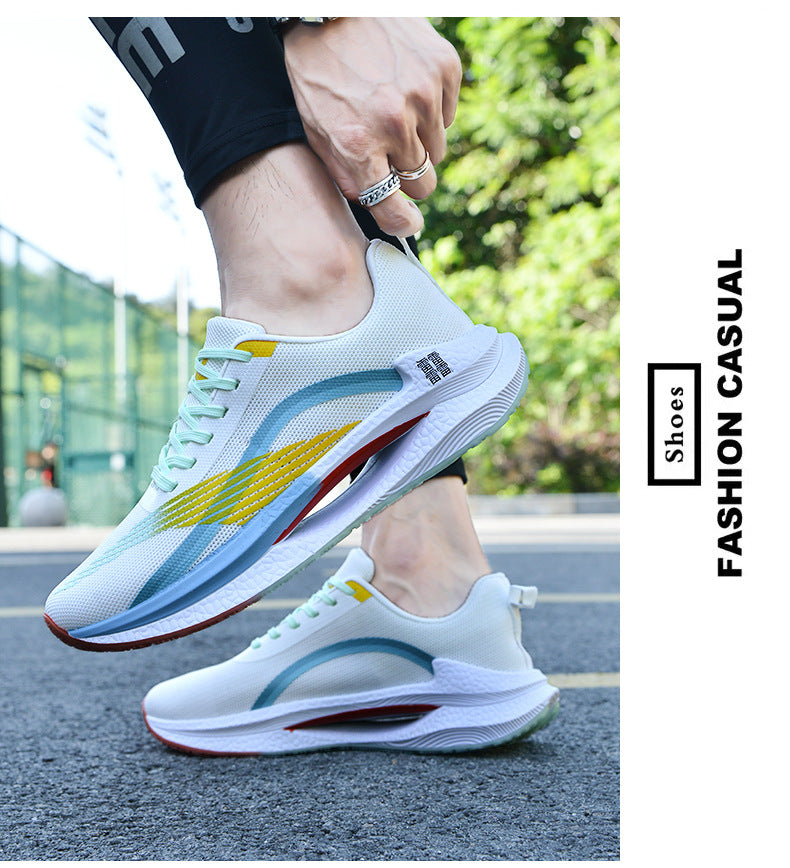 Couple Style Spring and Autum New Sports Shoes Men's Casual Shoes 2025 Lightweight Comfortable Breathable Running Shoes Men's Mesh