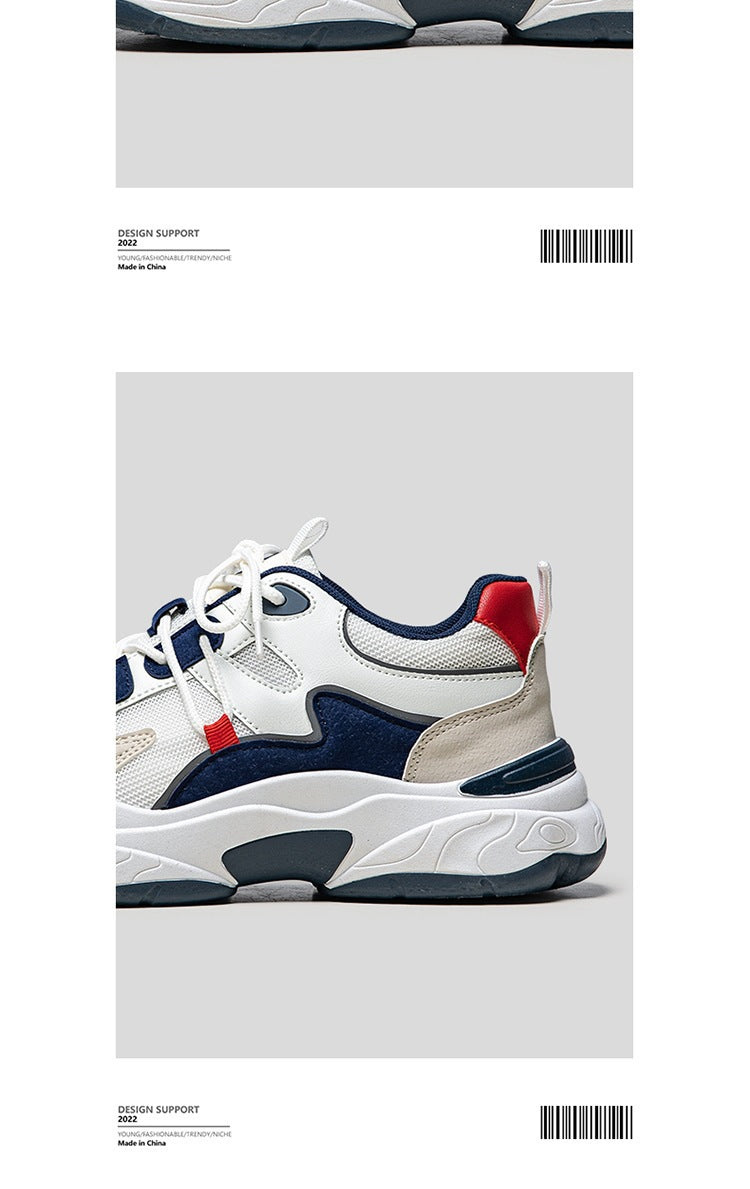 2025 New Mesh Breathable Trendy All-match Sports Leisure Running Height Increasing Cyber Celebrity Torre Trendy Shoes Summer Men's Shoes