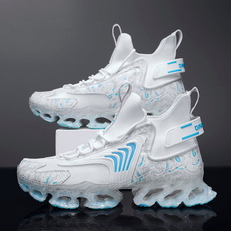 National Trend Blade Running Shoes for Men 2025 New Spring Breathable Casual Sports Shoes Youth Shock-Absorbing Running Shoes