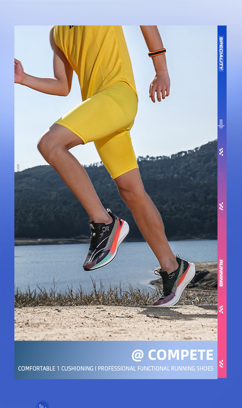2025 Spring and Summer Couple's Running Racing Shoes Sports Trendy Shoes Lightweight Men's Red Rabbit Marathon Running Shoes Travel Shoes