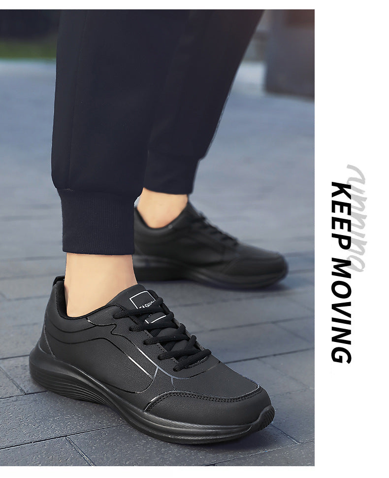 2023 Spring and Autumn New Men's Shoes Vintage Running Shoes Low-top Leather Forrest Gump Shoes Fashion Casual Youth Sports Men's Shoes