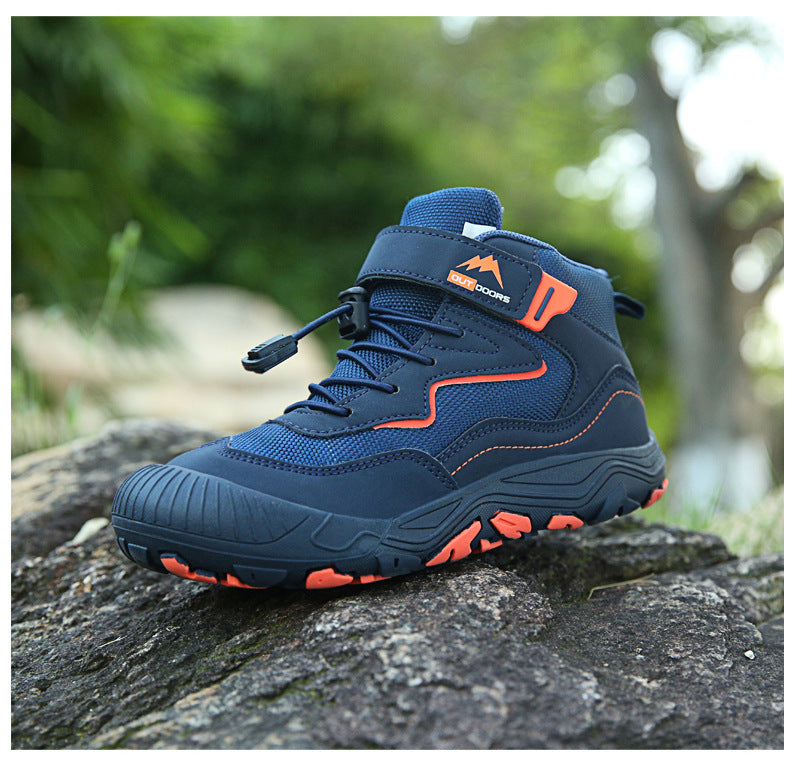 Cross-border Running Shoes Children's Shoes Amazon Outdoor sneaker Autumn and Winter Trendy Children's Anti-slip Shoes Large Children's Mountaineering Shoes