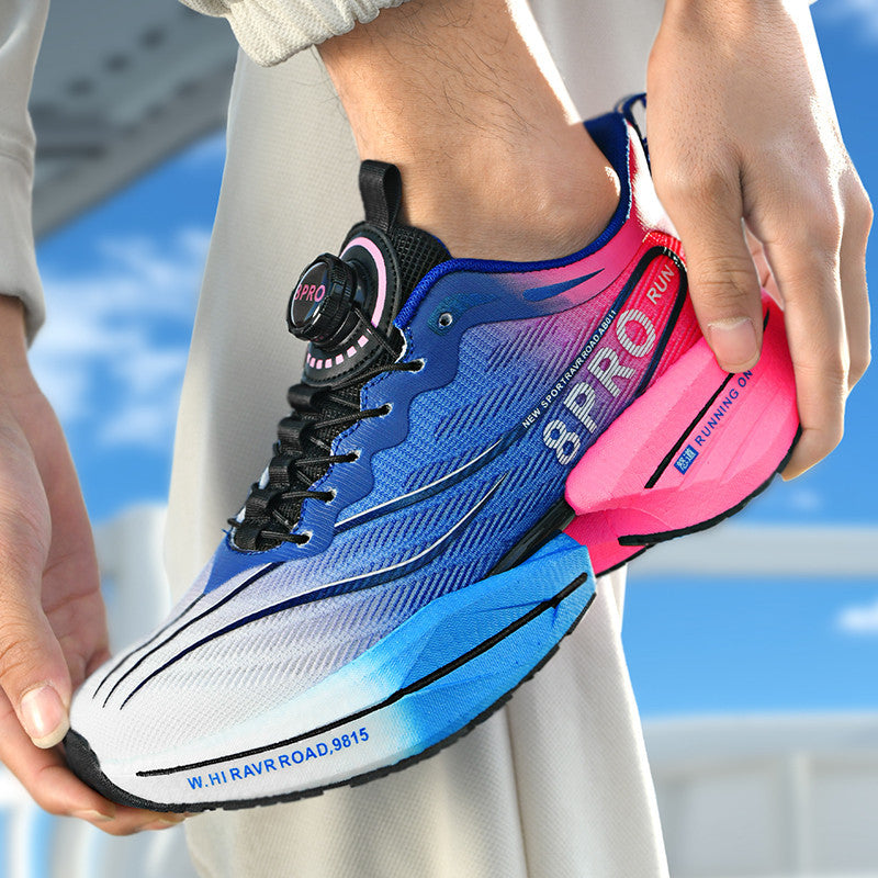 2025 Breathable Casual Running Shoes Ice Silk Surface High-End Parent-Child Cushioning Sports Shoes Wholesale Hot New Style