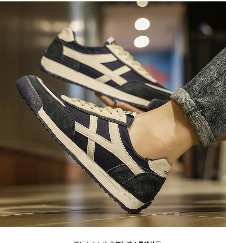 2024 Winter Men's Korean Style Fashion Casual Running Shoes Versatile Breathable Sneakers Sports Men's Shoes Comfortable and Casual