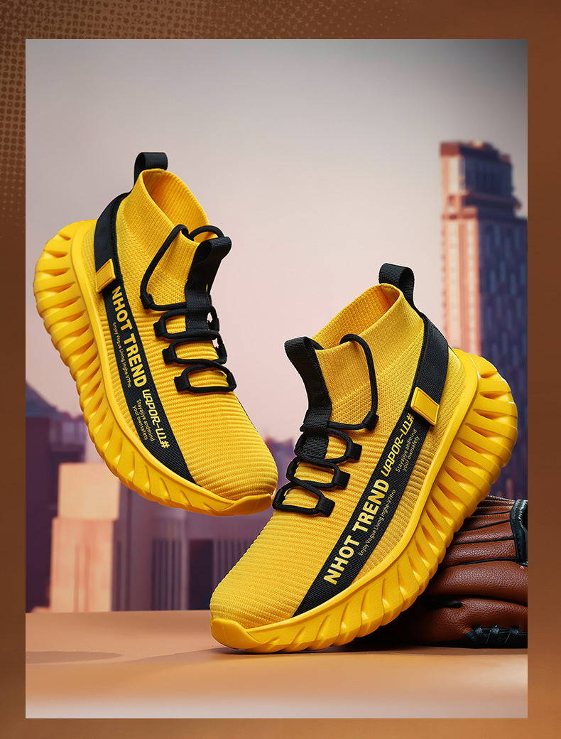 Men's Shoes, Four-Season Sports Shoes, Men's Breathable New Ultra-Light Soft-Soled Mesh Student Shock-Absorbing Casual Sneakers, Running Shoes for Men