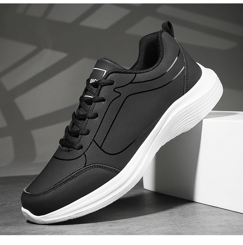 2023 Spring and Autumn New Men's Shoes Vintage Running Shoes Low-top Leather Forrest Gump Shoes Fashion Casual Youth Sports Men's Shoes