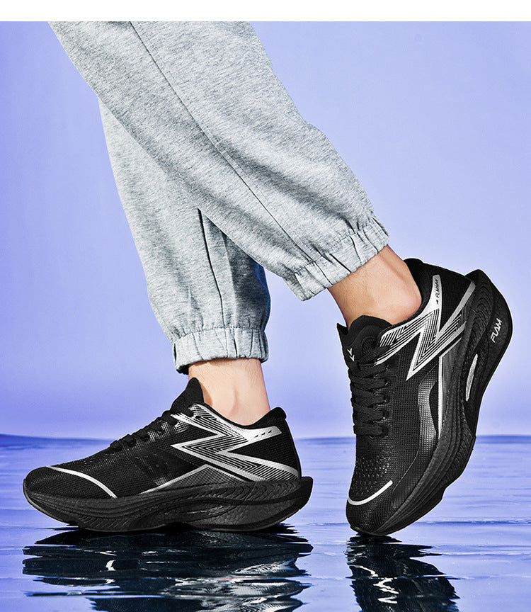 Casual Couple Fashion Cushioning Running Shoes Sports Trendy Shoes Women's Comfortable Versatile Daily Jogging Shoes Men's Breathable All Seasons