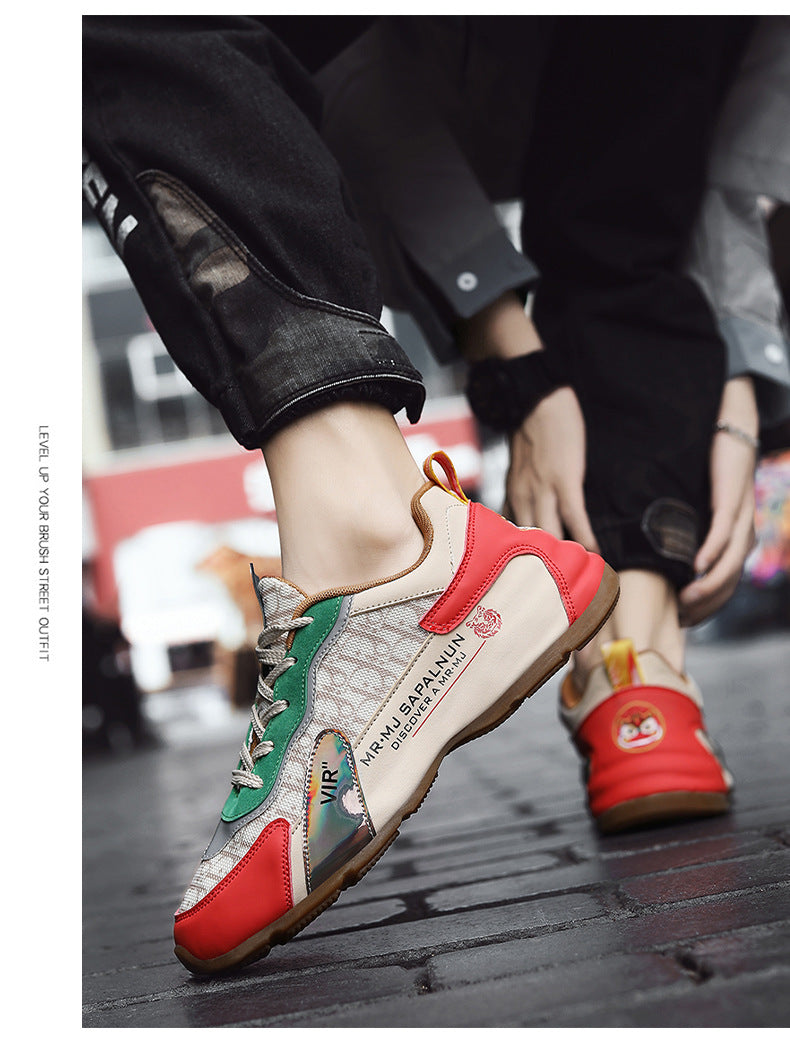 National Fashion Entry Luxury 2025 Summer Cross-border Casual Running Shoes Thick Sole Mesh Breathable Outdoor Torre sneaker