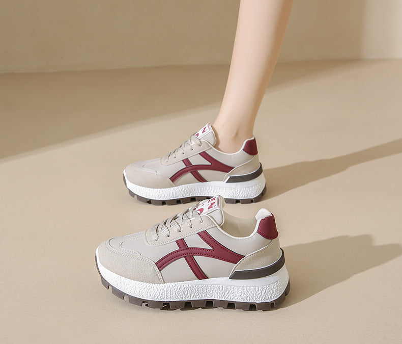 Forrest Gump sneaker Women's 2025 New Summer Breathable Thin Torre Shoes Sports Running Soft Bottom White Shoes