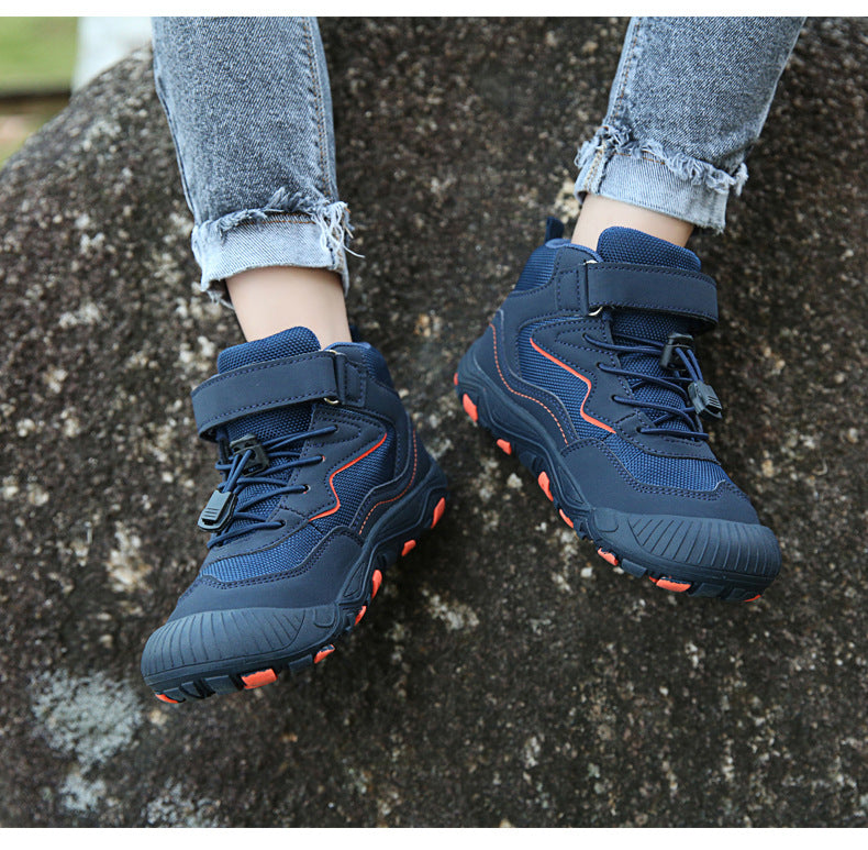 Cross-border Running Shoes Children's Shoes Amazon Outdoor sneaker Autumn and Winter Trendy Children's Anti-slip Shoes Large Children's Mountaineering Shoes