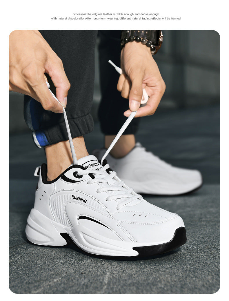 Extra Large Size Running Shoes Men's Sports Casual Shoes Autumn and Winter New Youth Lightweight Breathable Student Outdoor Trendy Shoes